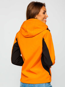 Bolf Damen Übergangsjacke Sofsthelljacke Orange  9055