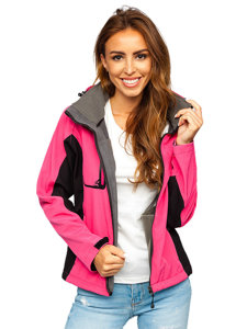 Bolf Damen Übergangsjacke Sofsthelljacke Rosa  3077