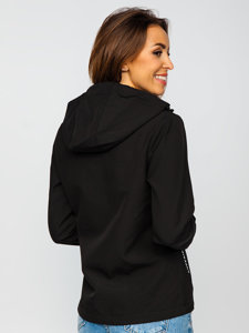 Bolf Damen Übergangsjacke Softshell Schwarz  HD180