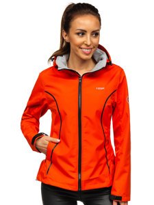 Bolf Damen Übergangsjacke Softshelljacke Orange  S010