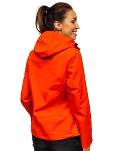 Bolf Damen Übergangsjacke Softshelljacke Orange  S010