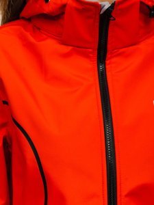 Bolf Damen Übergangsjacke Softshelljacke Orange  S010