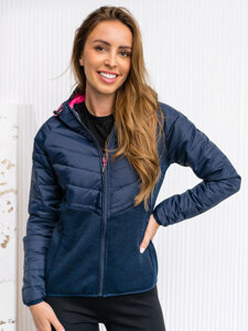 Bolf Damen Übergangsjacke Sportjacke Dunkalblau KSW4005A1