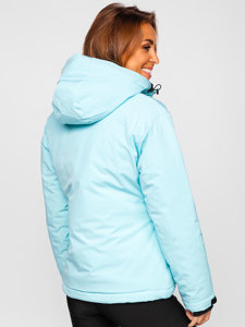 Bolf Damen Winterjacke Sportjacke Azurblau  HH012A