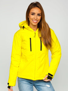 Bolf Damen Winterjacke Sportjacke Gelb  HH012A