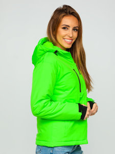 Bolf Damen Winterjacke Sportjacke Grün-Neon  HH012A