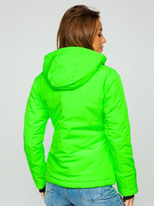 Bolf Damen Winterjacke Sportjacke Grün-Neon  HH012A