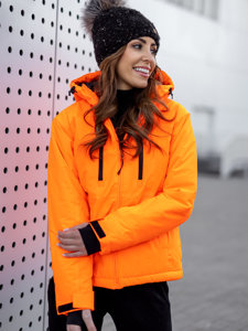 Bolf Damen Winterjacke Sportjacke Orange  HH012