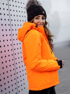 Bolf Damen Winterjacke Sportjacke Orange  HH012