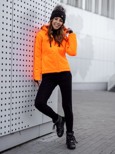 Bolf Damen Winterjacke Sportjacke Orange  HH012