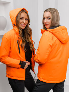 Bolf Damen Winterjacke Sportjacke Orange  HH012B