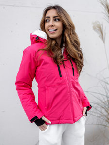 Bolf Damen Winterjacke Sportjacke Rosa  HH012