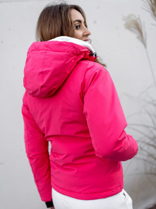 Bolf Damen Winterjacke Sportjacke Rosa  HH012