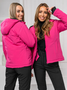 Bolf Damen Winterjacke Sportjacke Rosa  HH012B