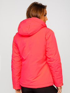 Bolf Damen Winterjacke Sportjacke Rosa-Neon  HH012A