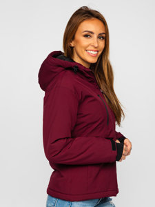 Bolf Damen Winterjacke Sportjacke Weinrot  HH012A