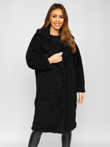 Bolf Damen Wintermantel Warm Schwarz  AN105A