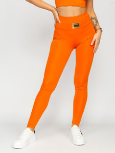 Bolf Damen Zweiteiler Sport Set Fashion Orange 022