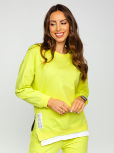 Bolf Damen Zweiteiler Sport Set Limetengrün  VE05