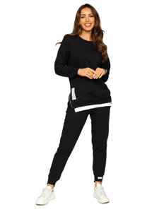 Bolf Damen Zweiteiler Sport Set Schwarz  VE05