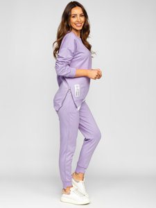 Bolf Damen Zweiteiler Sport Set Violett  VE05