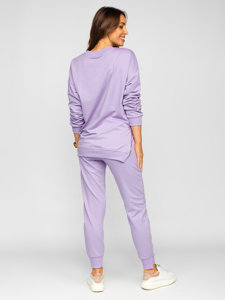 Bolf Damen Zweiteiler Sport Set Violett  VE05