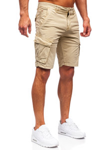 Bolf Heren Kurze Hose Cargoshorts Beige  YF2222