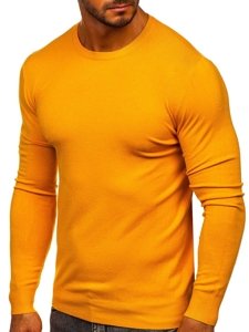 Bolf Herren Basic Pullover Gelb  YY01