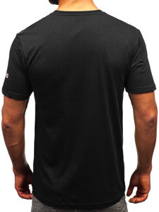 Bolf Herren Baumwoll T-Shirt Schwarz  14741