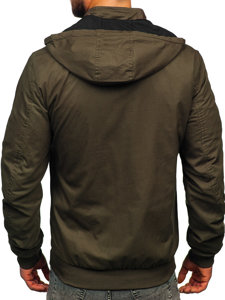 Bolf Herren Baumwoll Übergangsjacke Khaki  84M3010