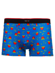 Bolf Herren Boxershorts Blau  1BE745