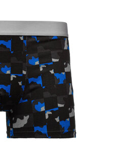 Bolf Herren Boxershorts Blau  1BE759