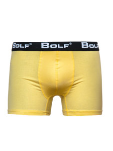 Bolf Herren Boxershorts Gelb  0953-2P 2 PACK