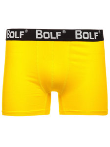 Bolf Herren Boxershorts Gelb-Neon  0953-2P 2 PACK