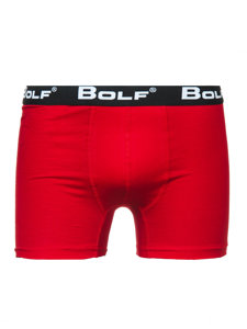 Bolf Herren Boxershorts Rot  0953-2P 2 PACK