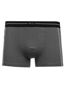 Bolf Herren Boxershorts Schwarzgrau  1BE739