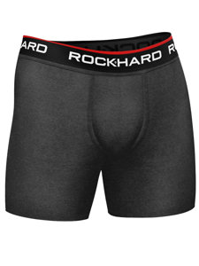 Bolf Herren Boxershorts Schwarzgrau  7001