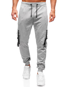 Bolf Herren Cargohose Sweathose Sporthose Joggers Grau 8K1117