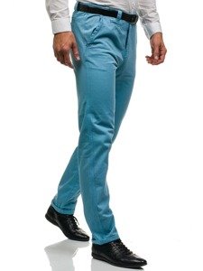 Bolf Herren Chino Hose Hellblau  6188