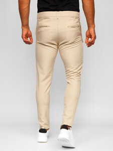 Bolf Herren Chinos Stoffhose Beige  0059