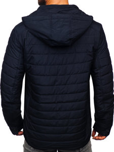 Bolf Herren Gepolsterte Übergangsjacke Dunkelblau  22M305