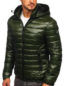 Bolf Herren Gepolsterte Übergangsjacke Grün 6794