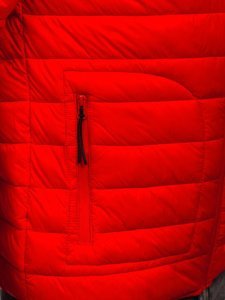 Bolf Herren Gepolsterte Übergangsjacke Rot 13007