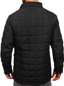 Bolf Herren Gepolsterte Übergangsjacke Schwarz  5M709