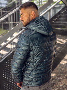 Bolf Herren Gepolsterte Übergangsjacke Sportjacke Grün  2147A