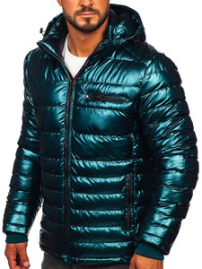 Bolf Herren Gepolsterte Übergangsjacke Sportjacke Schwarz  EX2149