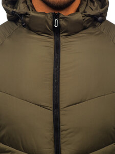 Bolf Herren Gepolsterte Winterjacke Khaki  31M5036