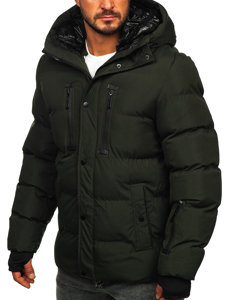 Bolf Herren Gepolsterte Winterjacke Khaki  5M771