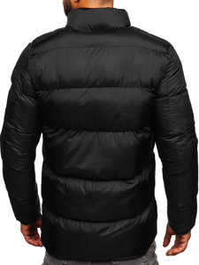 Bolf Herren Gepolsterte Winterjacke Schwarz  0025