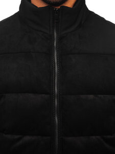 Bolf Herren Gepolsterte Winterjacke Schwarz  22M336